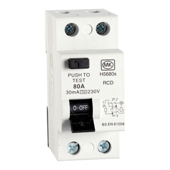 Residual Current Device (RCDs)