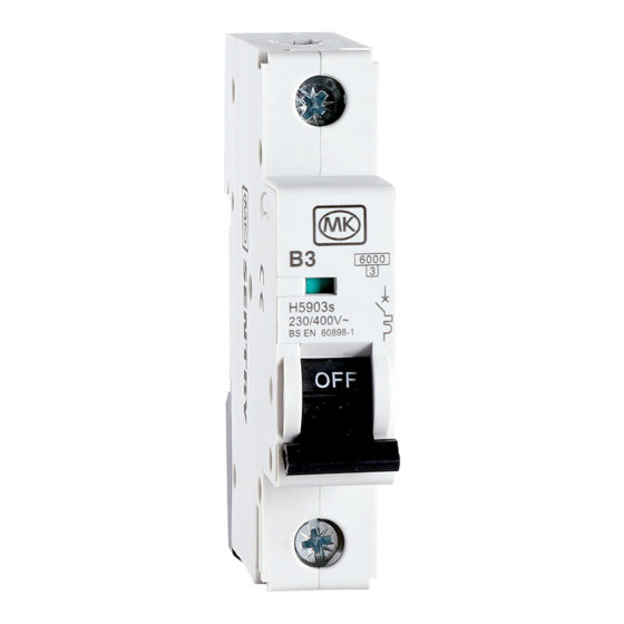 Miniature Circuit Breakers (MCBs)