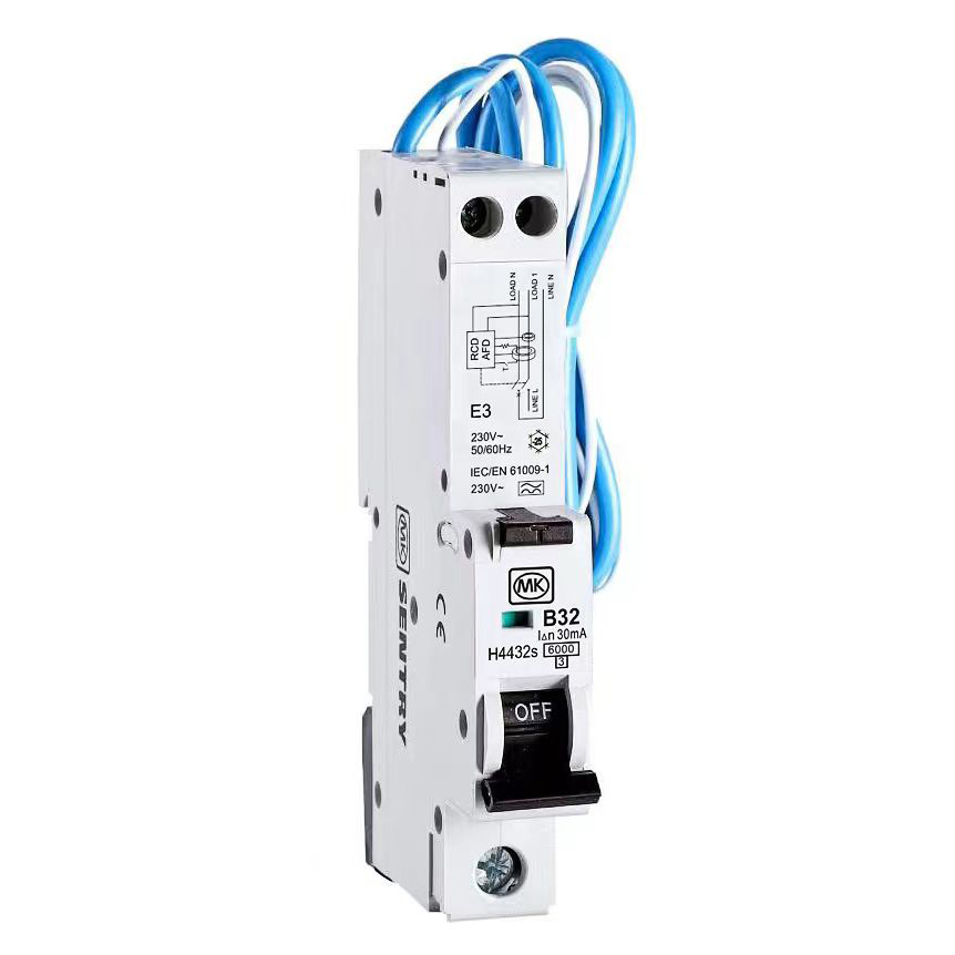 32A 1P+N 1 Module 6kA 30mA Type A B curve AFDD