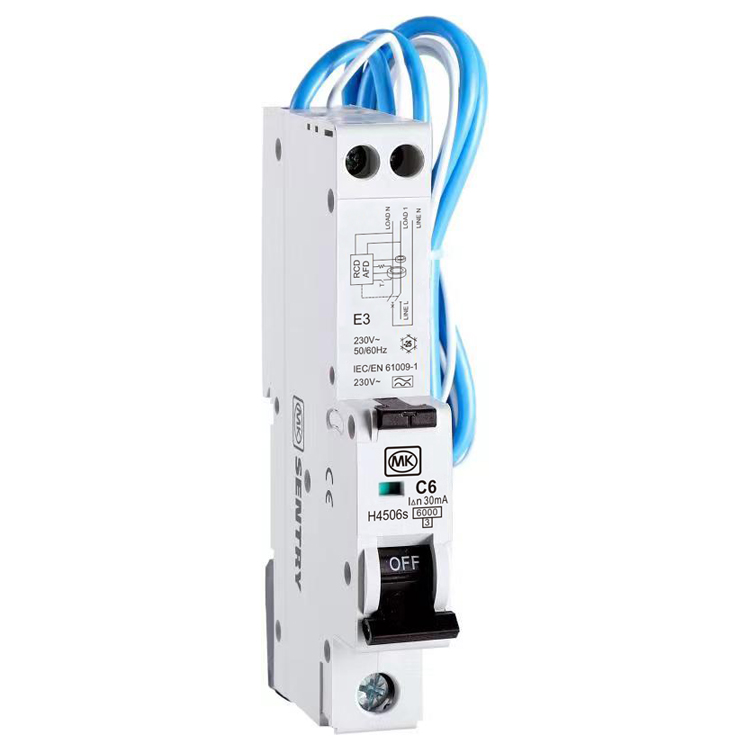 40A 1P+N 1 Module 6kA 30mA C curve Type A AFDD/RCBO