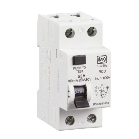 63A 2Pole 100mA Type A RCD