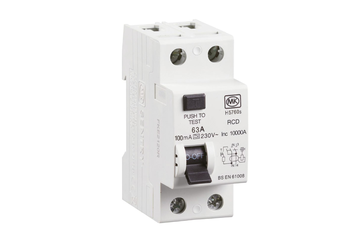 63A 2Pole 100mA Type A RCD