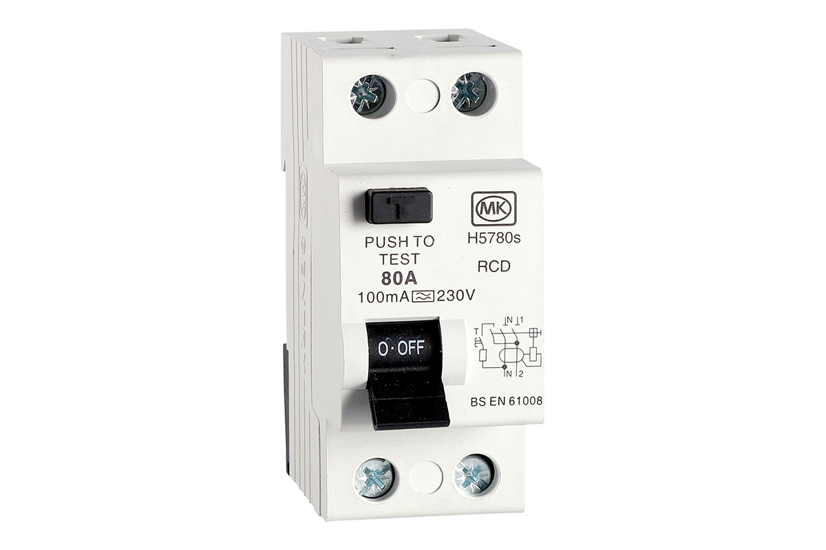 80A 2Pole 100mA Type A RCD