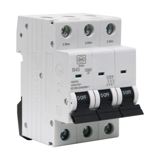 MCB 40A  3P B CURVE 10KA