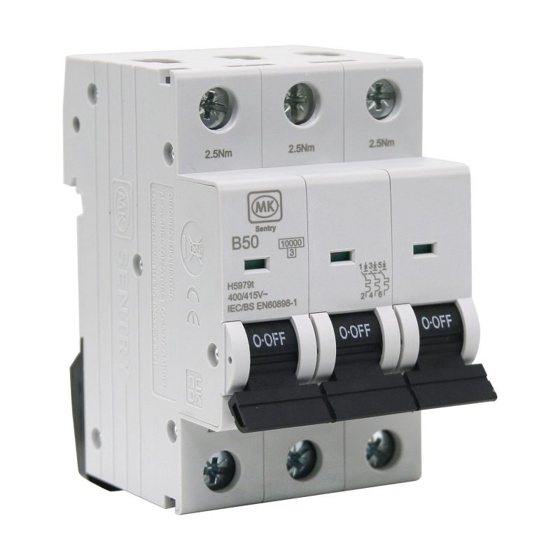 MCB 50A  3P B CURVE 10KA