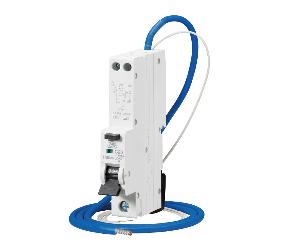 20A Single Module C Curve Type A 30mA 6kA RCBO Compact
