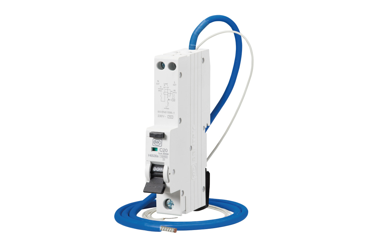 20A Single Module C Curve Type A 30mA 6kA RCBO Compact