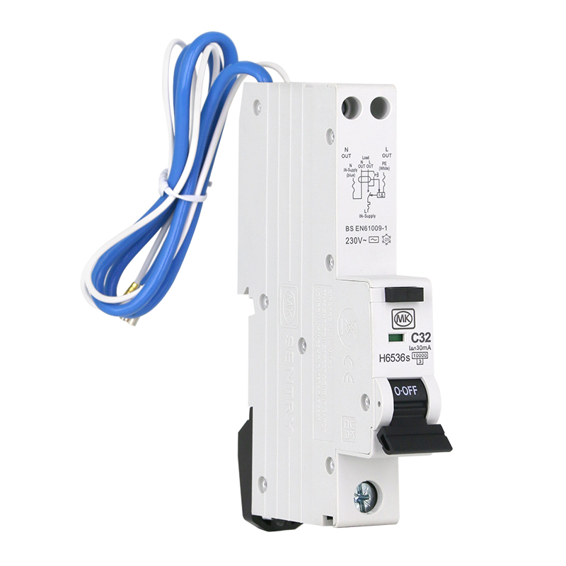RCBO 32A 230V C Curve 30mA Type AC Single Module 10kA