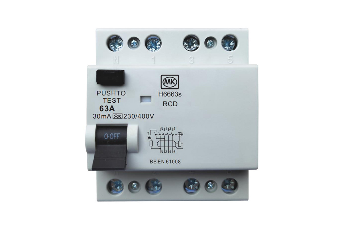 63A 4Module 30mA Type A RCD