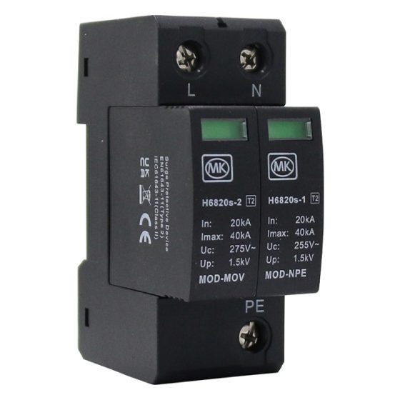 40kA 2 Module Type 2 Surge Protector