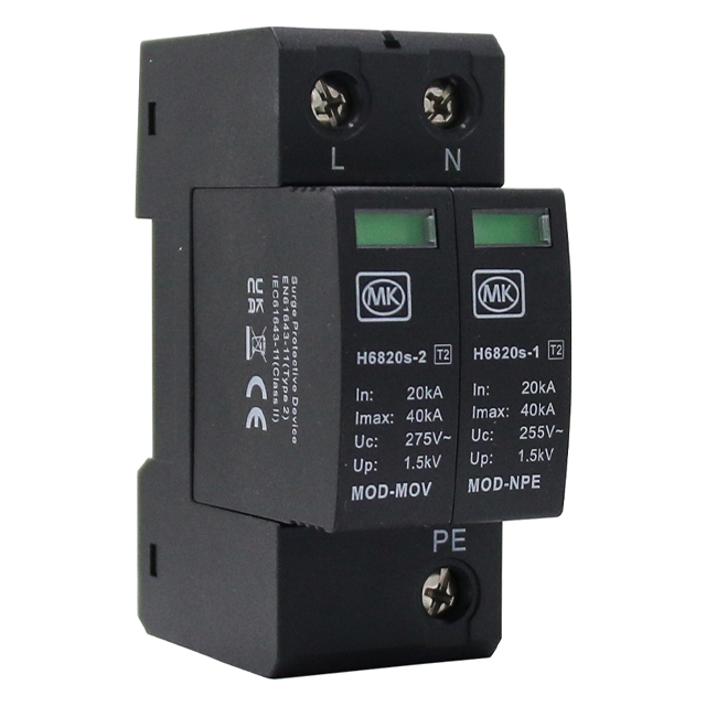 40kA 2 Module Type 2 Surge Protector