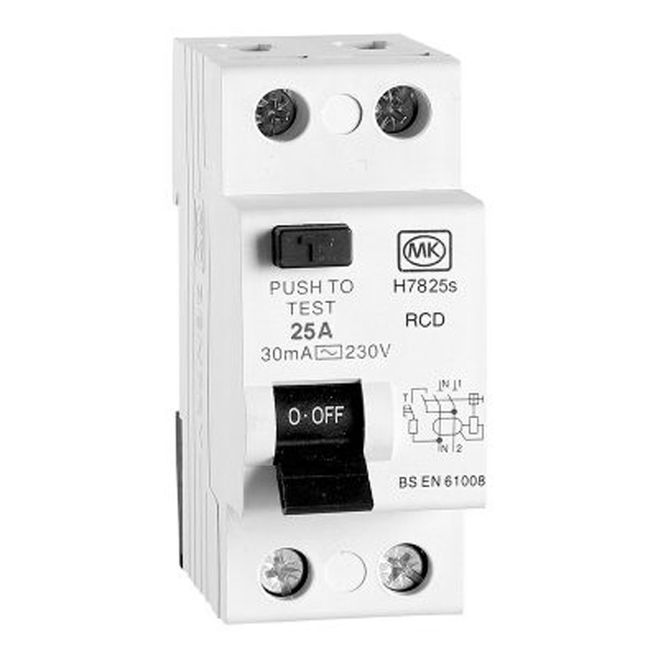 25A 2Module 30mA Type AC RCD
