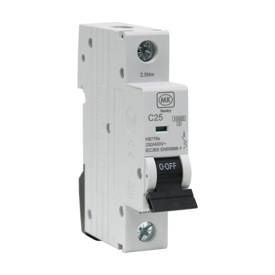 25A 1POLE 10kA C CURVE MCB