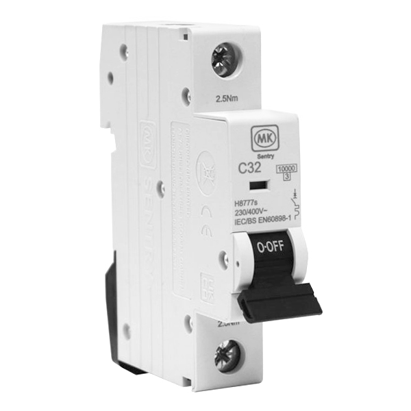 32A 1Pole 10kA C Curve MCB