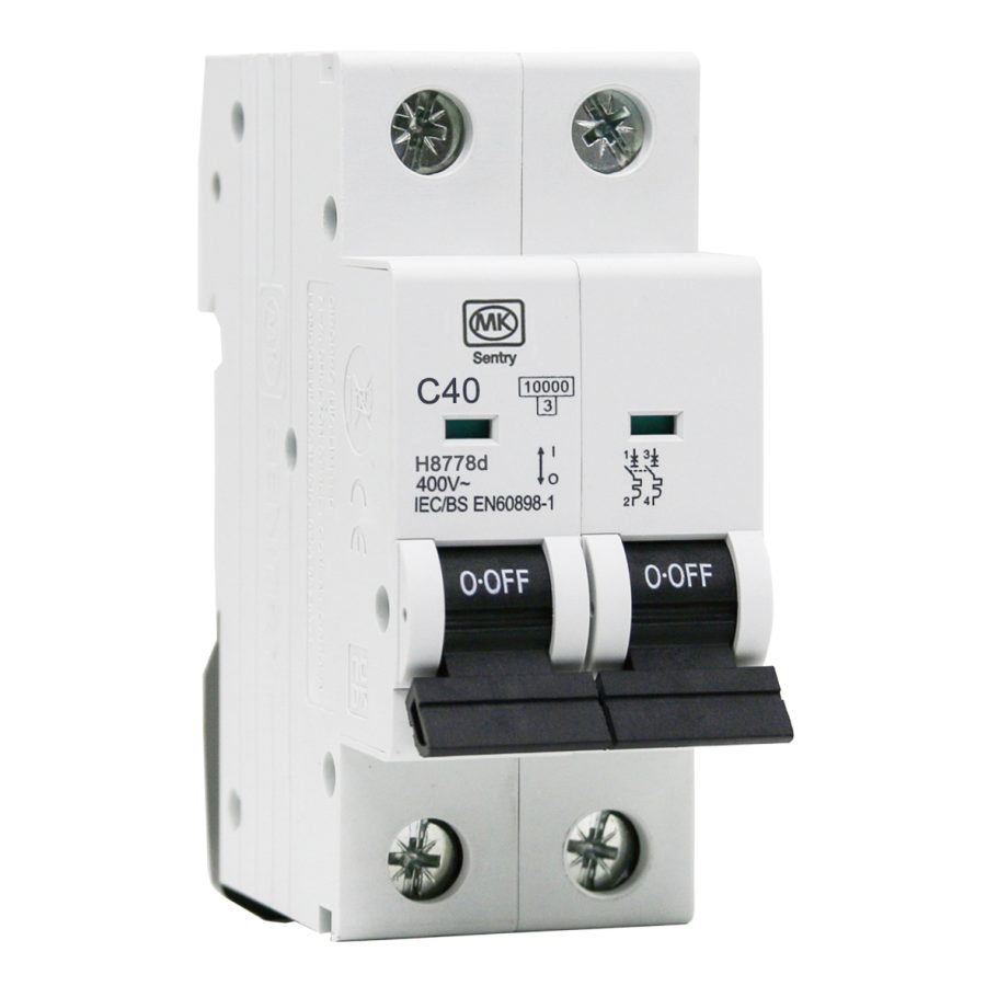40A 2POLE 10kA C CURVE MCB