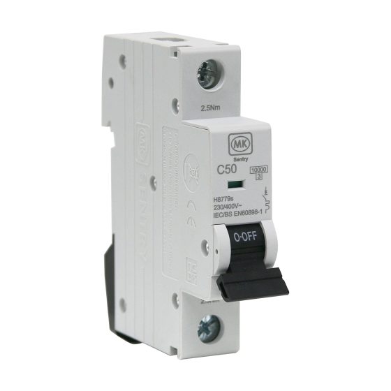 50A 1POLE 10kA C CURVE MCB