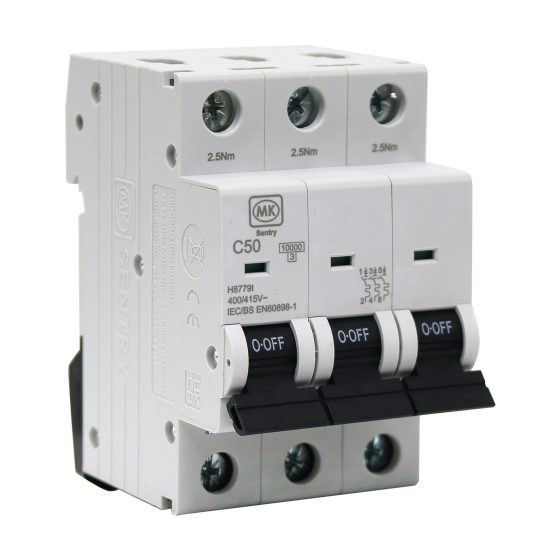 50A 3POLE 10kA C CURVE MCB