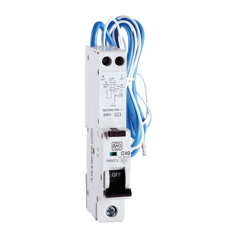 RCBO 40A 230V C CURVE 30MA TYPE AC SINGLE MODULE 6KA