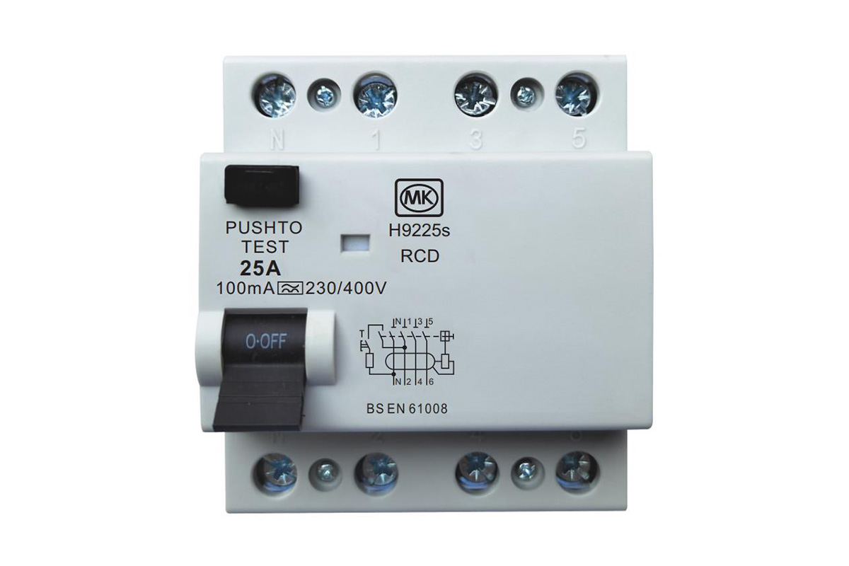25A 4Module 100mA Type A RCD