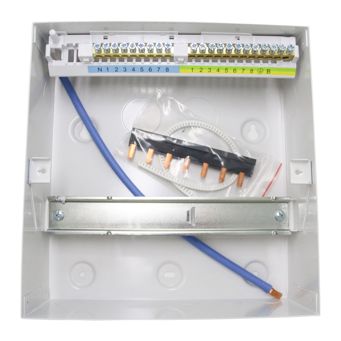 8 Way Metal Consumer Unit - MK CIRCUITPROTECTION