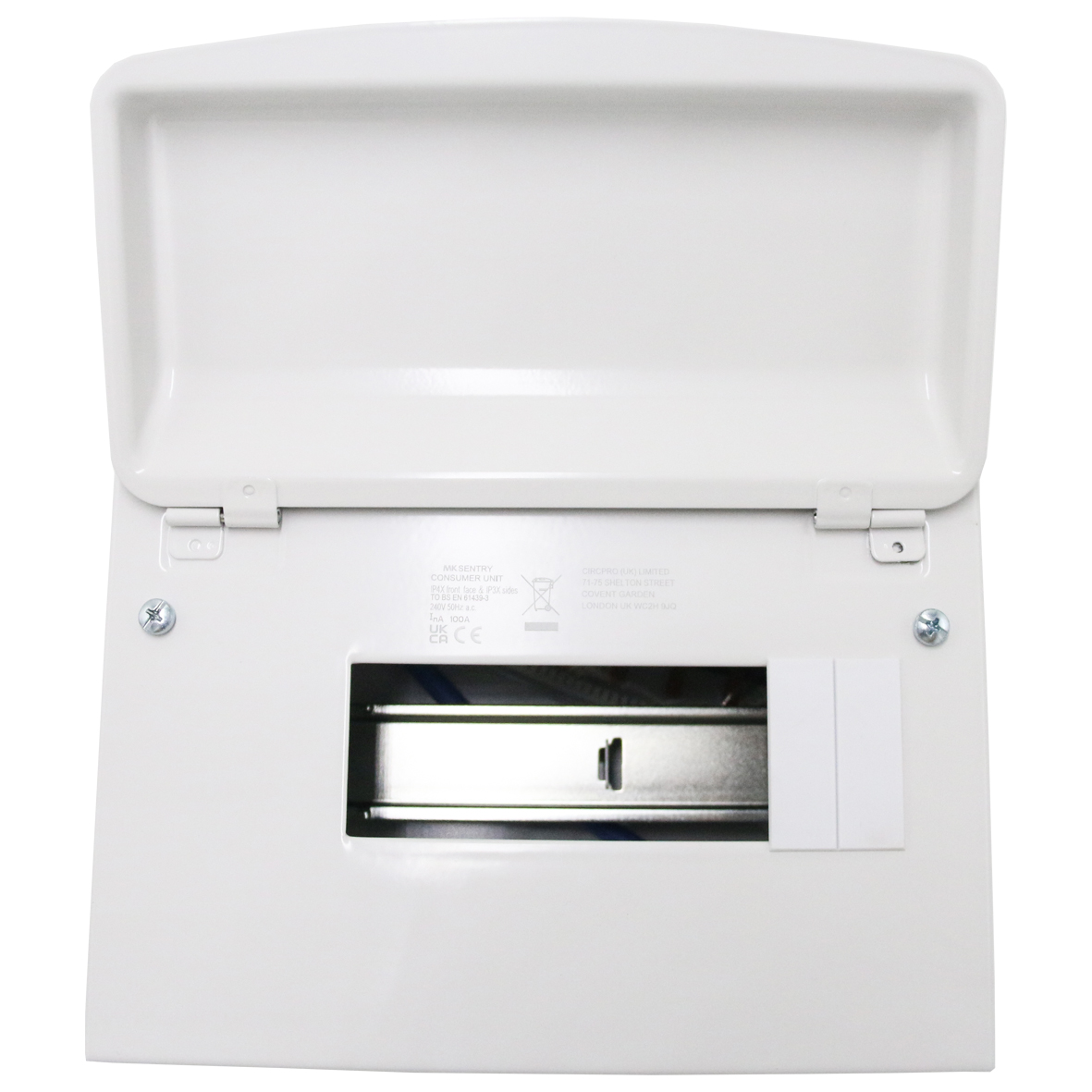 8 Way Metal Consumer Unit