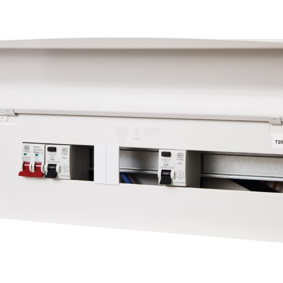 21 Way 100A Isolator Incomer Metal Clad Consumer Unit with 2X63A RCD