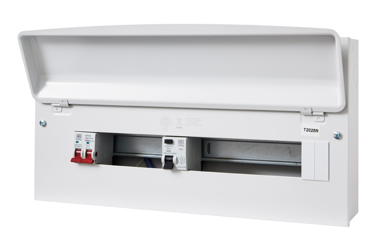 21 Way 100A Isolator Incomer Metal Clad Consumer Unit with 80A RCD