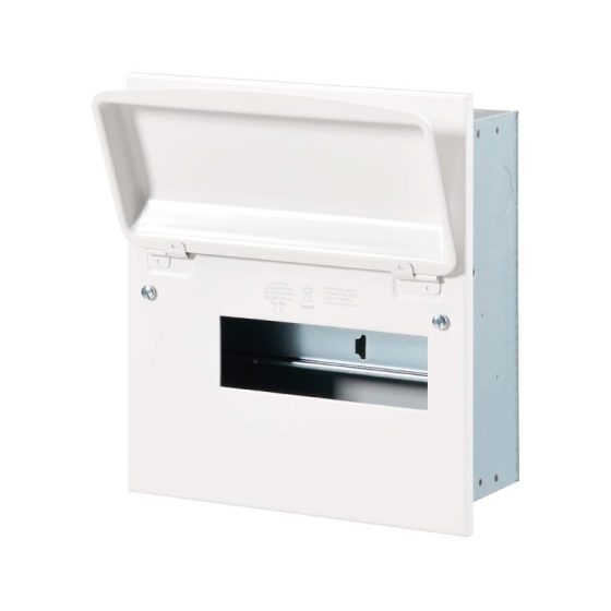 8 Way Recessed Metal Consumer Unit Without Incomer