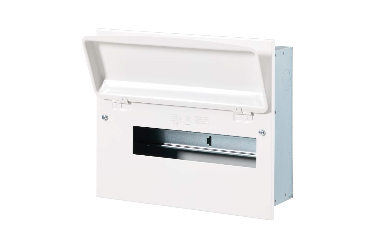 12 Way Recessed Metal Consumer Unit Without Incomer