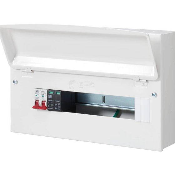 16 Way Metal Clad Consumer Unit With 100A Switch & Surge
